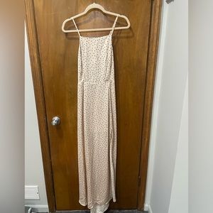 Light pink maxi dress